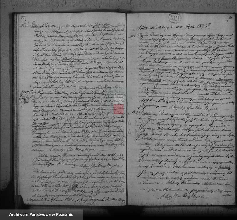 Obraz 17 z jednostki "Księga urodzeń, małżeństw i zgonu"