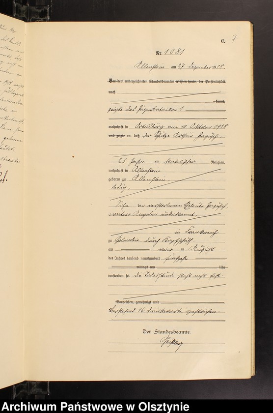 image.from.unit.number "Sterbe-Haupt-Register Tom IV, Nr 1076-1144"