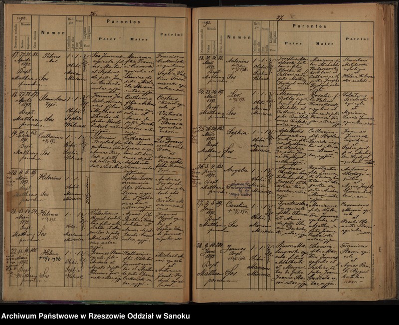 image.from.unit.number "Księga urodzeń dla miejscowości Targowiska"