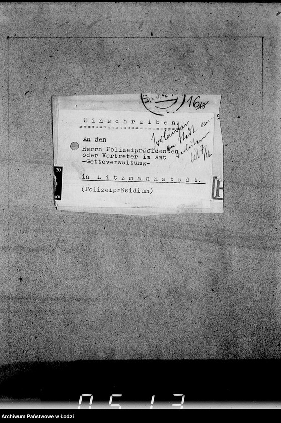 Obraz 20 z jednostki "Belege 803-909. Sonderkonto 12300."