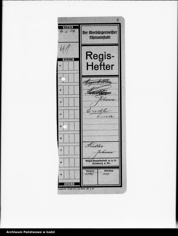 Obraz 6 z jednostki "Ausgeschiedene Angestellte F-G [Akta personalne]"