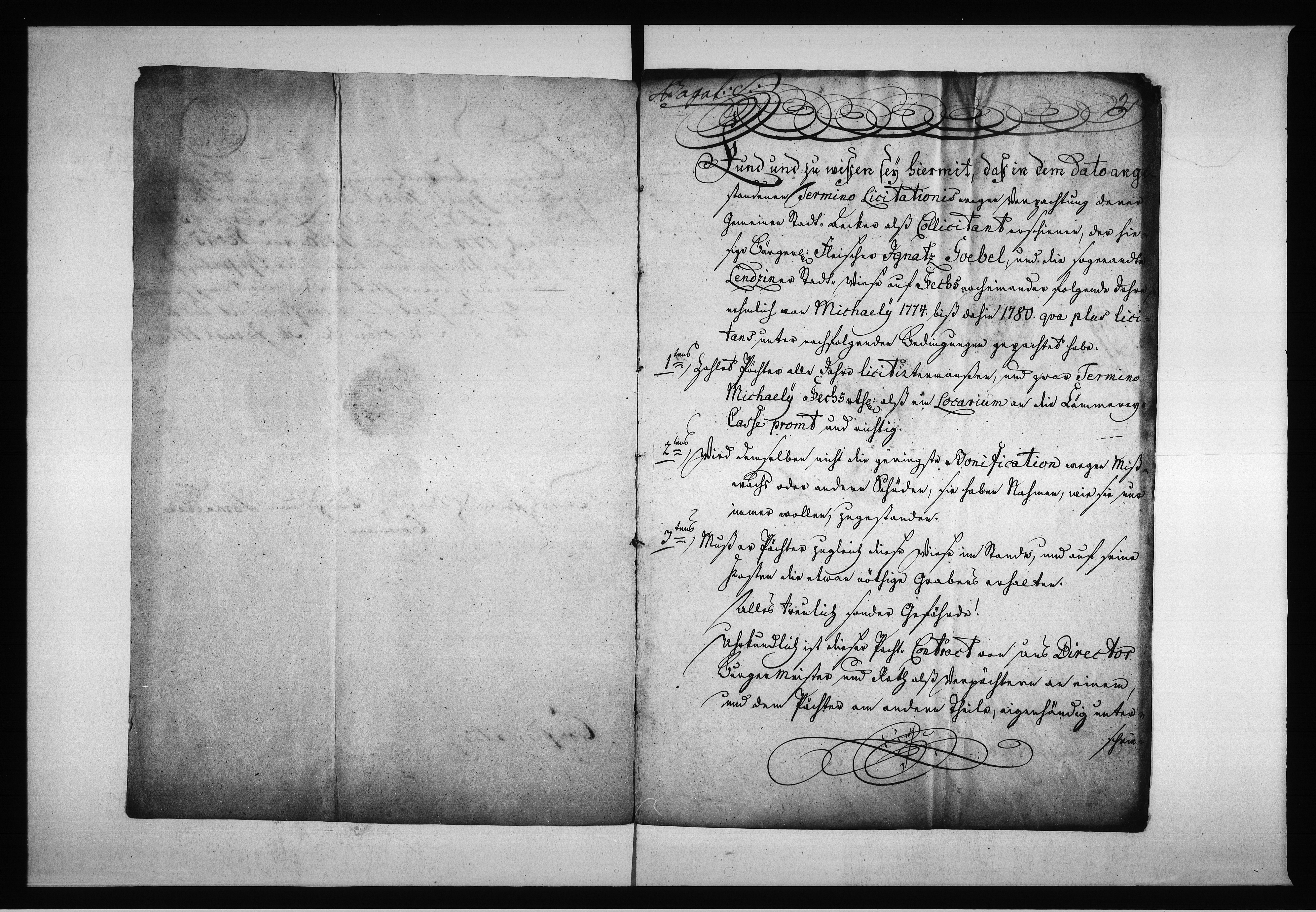 Obraz 7 z jednostki "Acta betr[effend] die Reclamierung der Lendziner Kämmerei- und Hospital - Wiese, welche das Domaineneamt in Erbpacht hat."