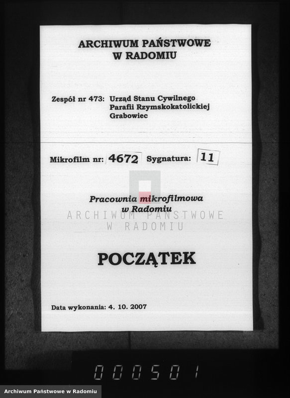 image.from.unit.number "[Duplikat akt urodzonych, zaślubionych i zmarłych parafii Grabowiec za 1884 r.]"