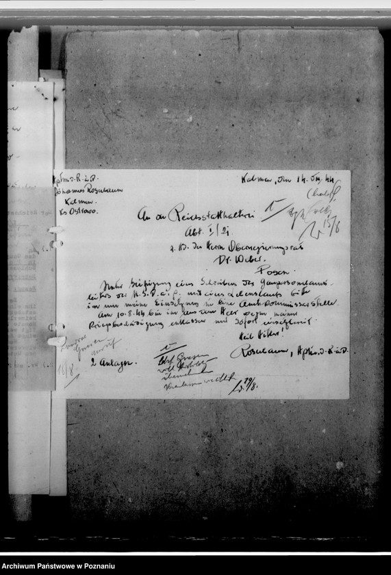 Obraz 10 z jednostki "Rosenbaum, Karl - komisarz obwodowy"