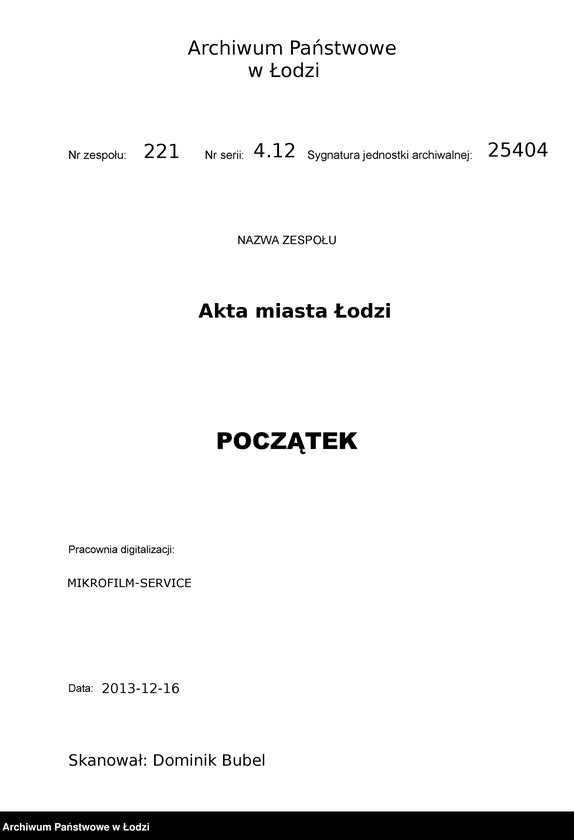 Obraz 3 z jednostki "Księga kontroli ruchu ludności (rejestr osób przybywających do gminy) Łódź, zameldowania pozaankietowe, komisariat V, nr 1-3871"