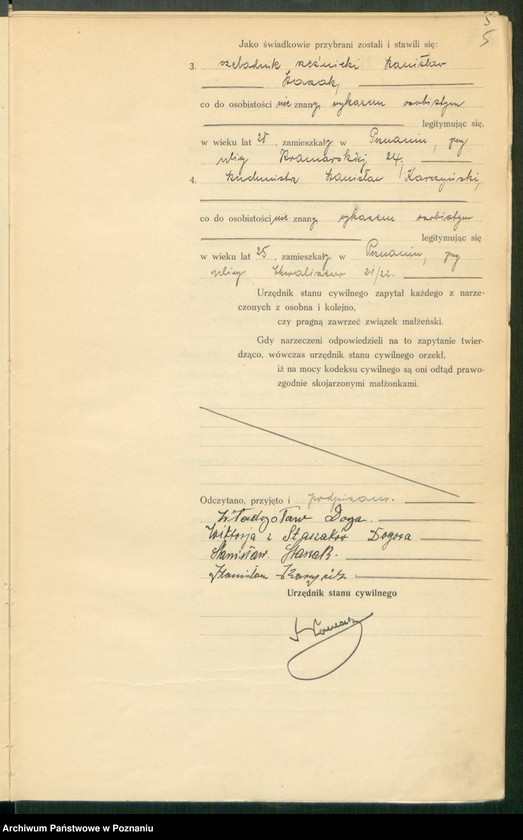 Obraz 6 z jednostki "Księga miejscowa małżeństw tom I [Rejestr główny małżeństw]"