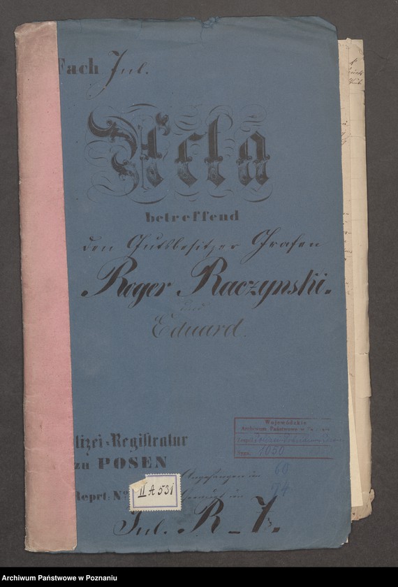 Obraz 2 z jednostki "A. betr. Grafen Roger Raczyński und Eduard"