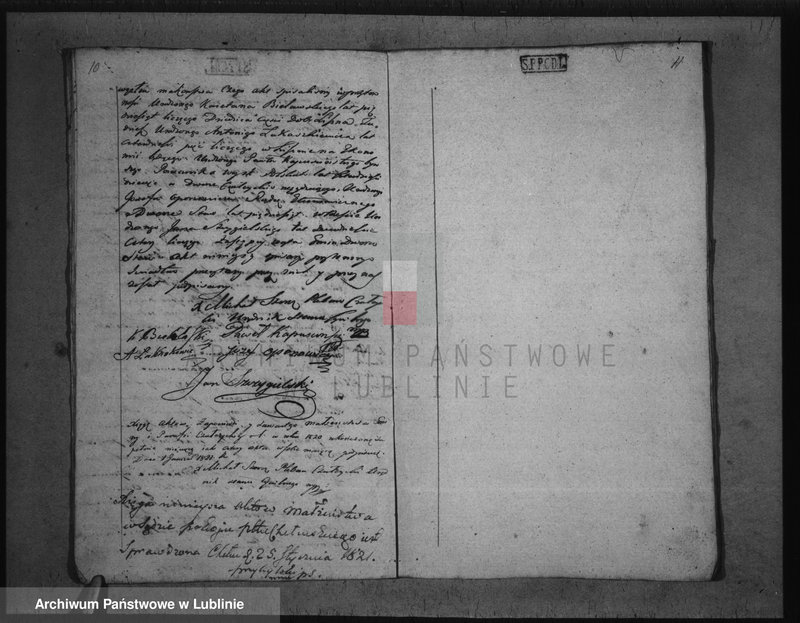 image.from.unit.number "Księga zapowiedzi i małżeństw"