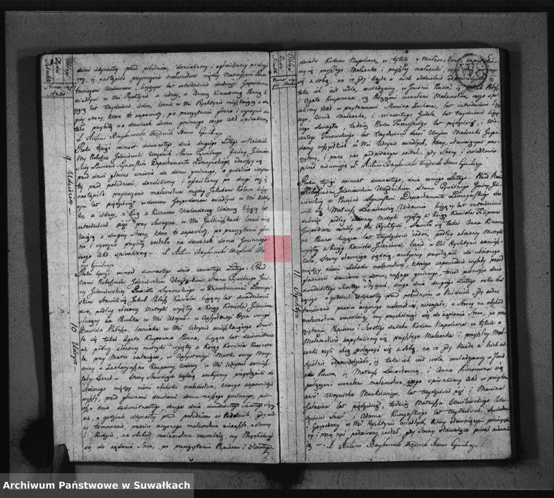 Obraz 5 z jednostki "Akta Stanu Cywilnego Zaślubionych w Gminie Jeleniewskiey od 1-go Stycznia 1812 roku."