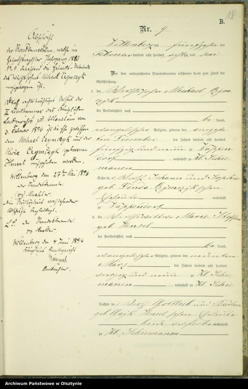 image.from.unit.number "Heiraths-Neben-Register Nr 1 - 47"