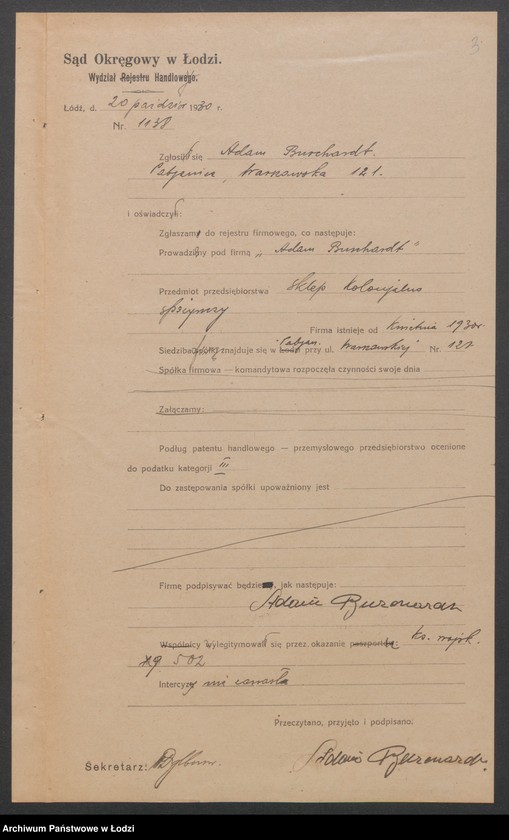 Obraz 5 z jednostki "Adam Burchardt- sklep kolonialno-spożywczy"