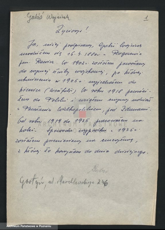 Obraz 12 z jednostki "Życiorysy powstańców wielkopolskich: G - tom l /Gabiś Wojciech - Gąszczak Jan/."