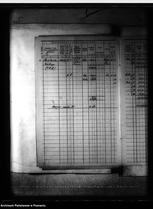 Obraz 20 z jednostki "Ostateczny rejestr pomiarowy Dąbrówki Nowej powiat bydgoski"