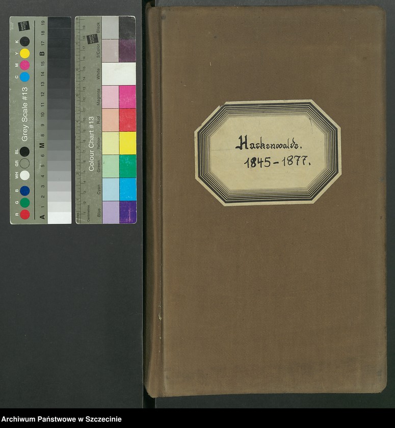 image.from.unit.number "Geburst-, Trau-, Sterberegister Hackenwalde (Krępsko). St. Katharinen-Kirchengemeinde Gollnow."