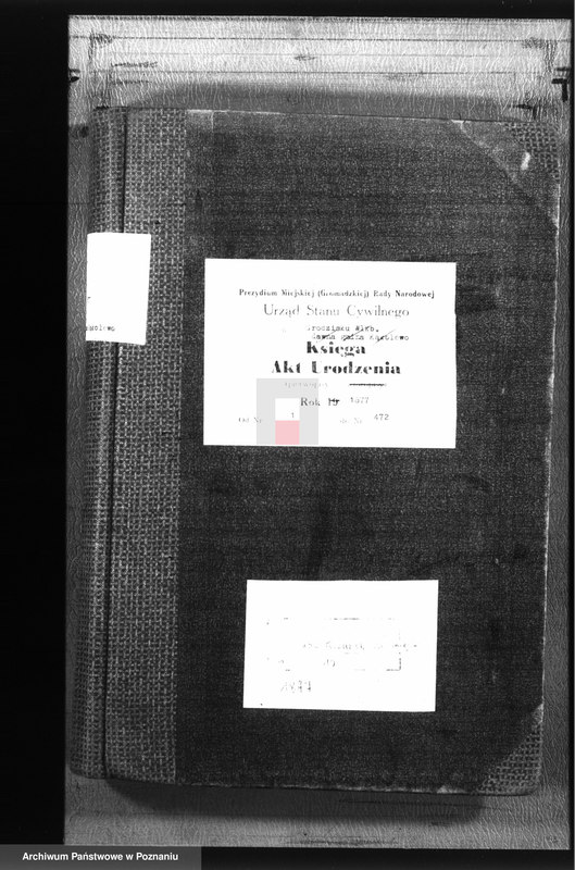 Obraz 1 z jednostki "Księga urodzeń"