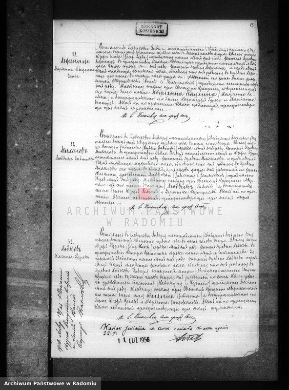 image.from.unit.number "Dublikat aktov graždanskago sostoâniâ ob urodivših, brakosočetavšihsâ i umerših v prihoda Glovačev za 1891 god"