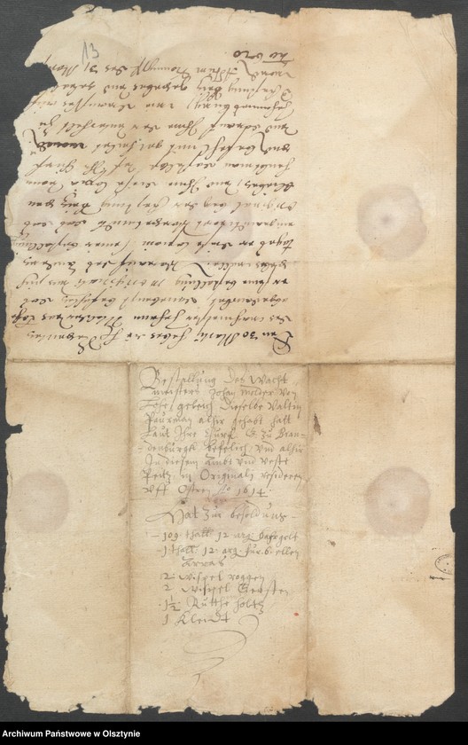 image.from.unit.number "Militärischen Kriegsvorbereitungen Stellen von Dienstpferden Berichte und Rescripte"