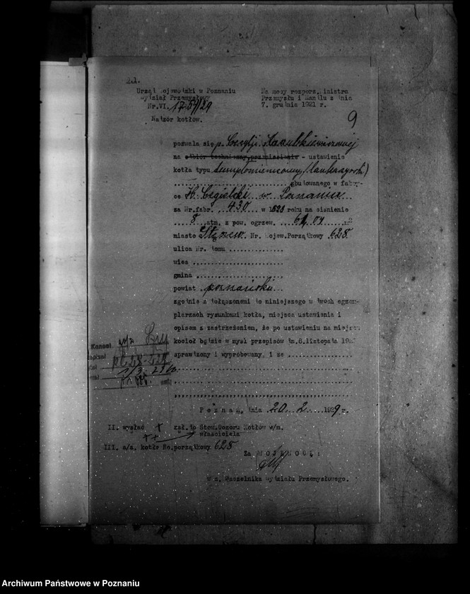 image.from.unit.number "Młyn parowy C. Kaszubkiewiczowej w Stęszewie powiat poznański  nr woj. 628"