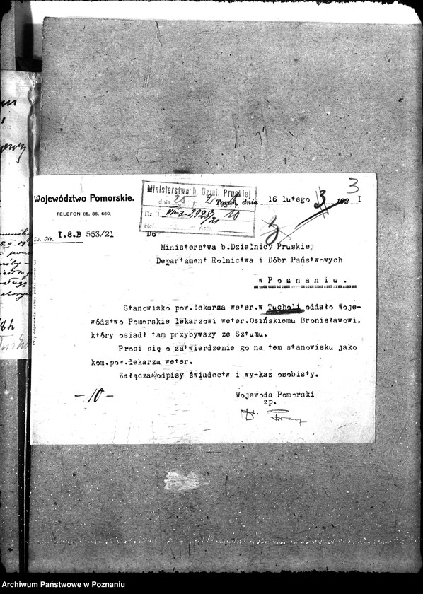 Obraz 7 z jednostki "Pow. lekarz Weterynaryjny Tuchola"