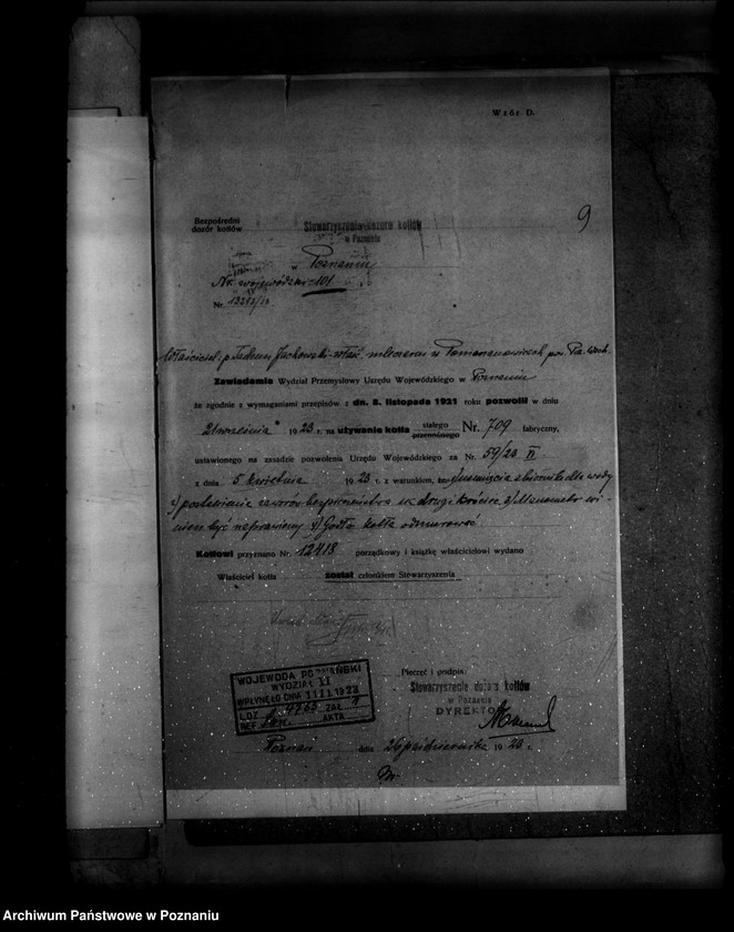 Obraz 13 z jednostki "Mleczarnia dr J. Jackowskiego w Pomarzanowicach powiat poznański nr woj. kotła 101"