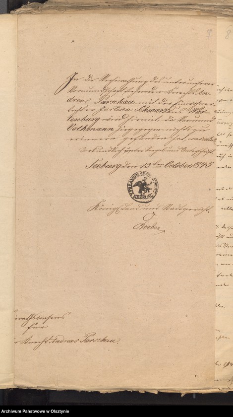 image.from.unit.number "Heiratskonsense und andere standesamtliche Angelegenheiten der evangelischen Kirche zu Wartenburg"