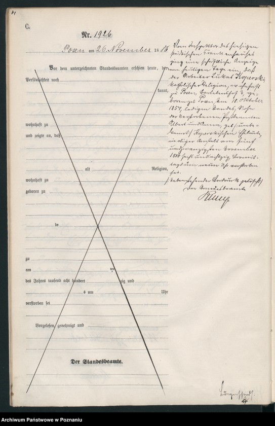 Obraz 17 z jednostki "Księga zgonów t. V"