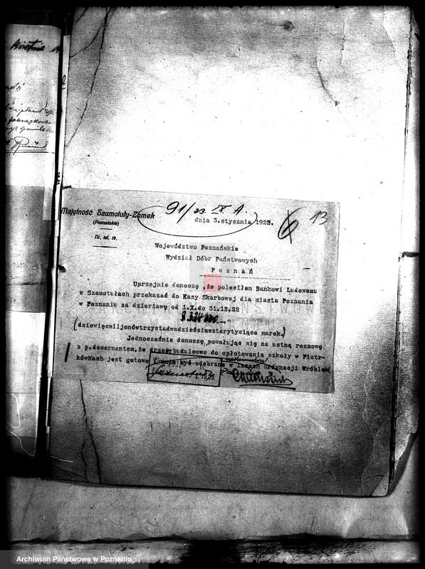 Obraz 17 z jednostki "Rewizje majątku państwowego Szamotuły-Zamek"