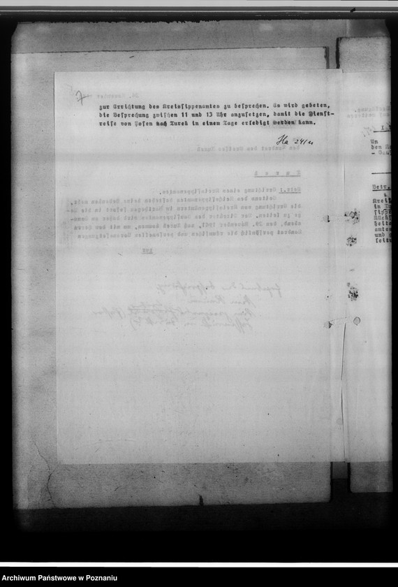 Obraz 11 z jednostki "[Korespondencja w sprawach organizacyjnych], Kreissippenamt Turek"