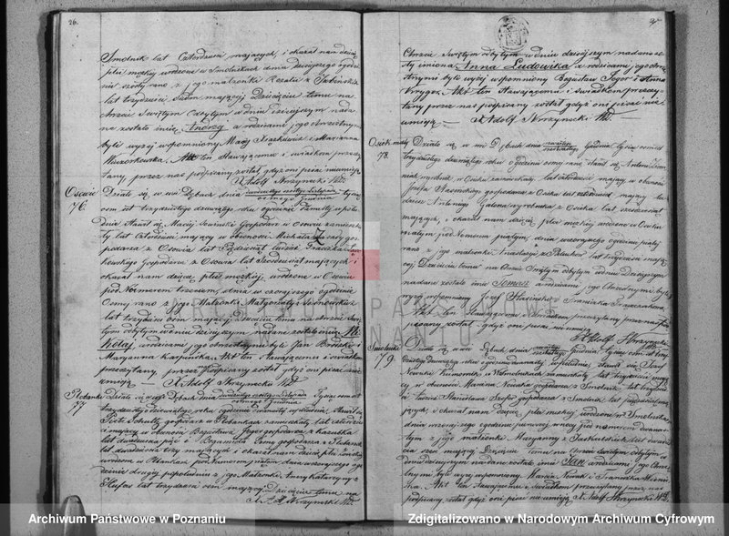 Obraz 16 z jednostki "Księga urodzeń, małżeństw i zgonów"