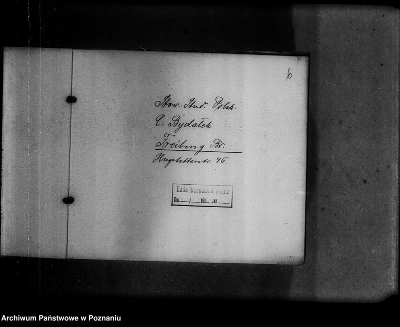 Obraz 10 z jednostki "Adresy Kółek Rolniczych w Prusach Zachodnich i w Prowincji Poznańskiej oraz adresy organizacji studenckich zagranicą."