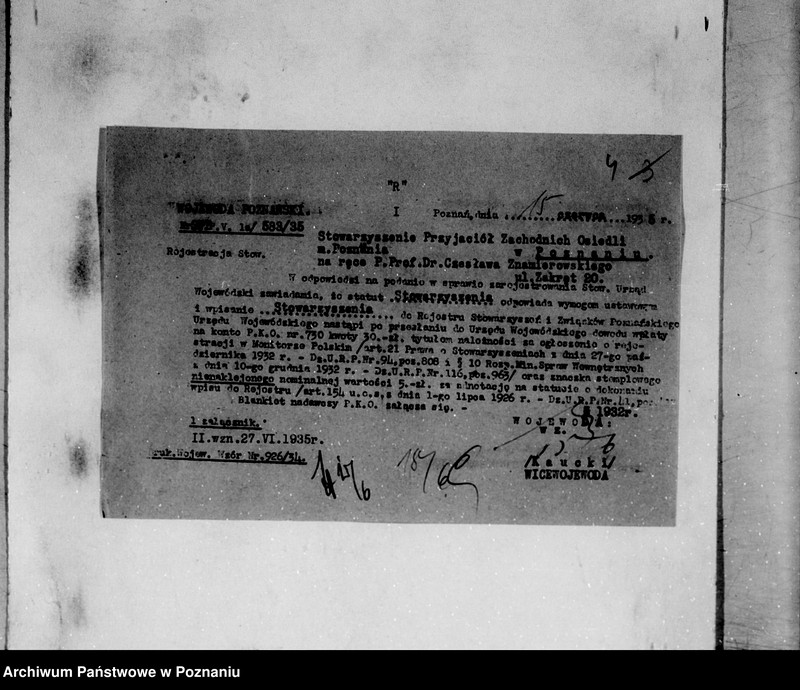 Obraz 8 z jednostki "/Stowarzyszenie Przyjaciół Zachodnich Osiedli miasta Poznania/"