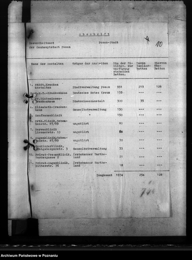 Obraz 14 z jednostki "Krankenanstalten"