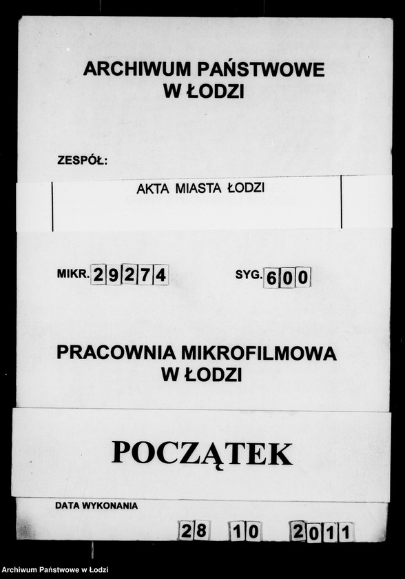 image.from.unit.number "Akta tyczące się dzieci nadesłanych z instytutu do nauk dla fabrykantów tutejszego miasta"