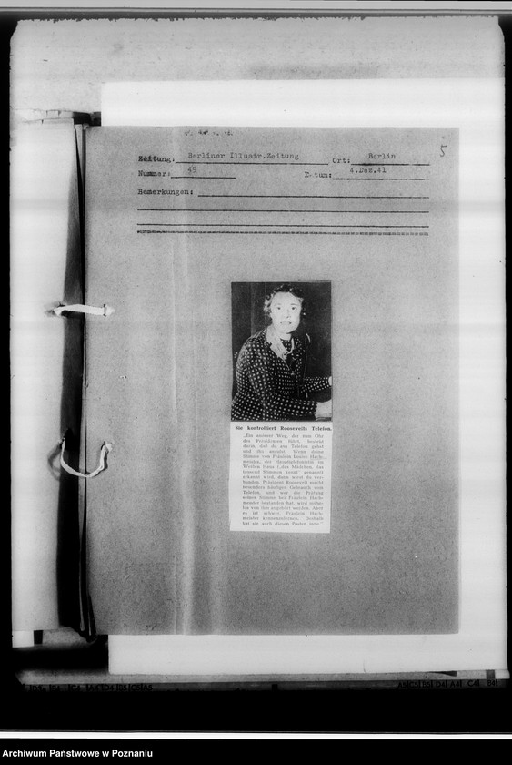 Obraz 9 z jednostki "[Wycinki z prasy przedstawiające biografie wybitnych osobistości ze świata politycznego i wojskowego z krajów europejskich i pozaeuropejskich]"