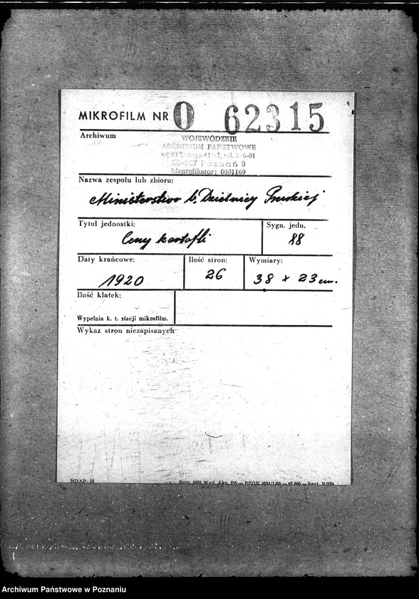 Obraz 2 z jednostki "Ceny kartofli"