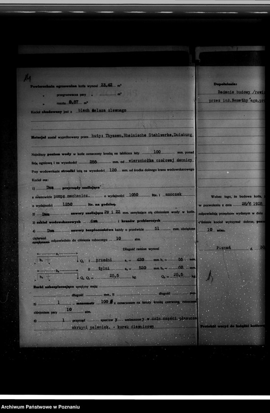 Obraz 18 z jednostki "Młyn parowy M. Smorawińskiej Baranowo powiat poznański nr woj. kotła 328 później własność J. Tomkowiak, Fabianowo powiat poznański"