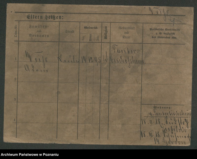 Obraz 12 z jednostki "Wajs (Waiss) samotni mężczyźni i kobiety"