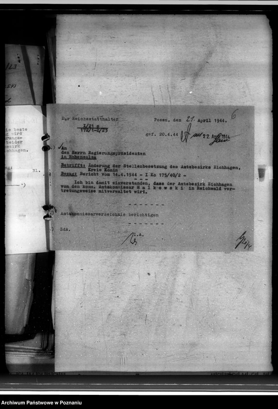 Obraz 10 z jednostki "Bewerbungen um Anstellung im Beamtendienst"