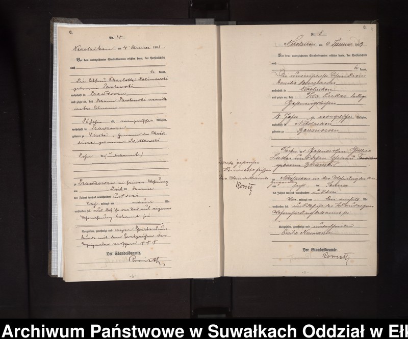 image.from.unit.number "Sterbe-Haupt-Register des Königlichen Preussischen Standes-Amtes Nikolaiken Kreis Sensburg"