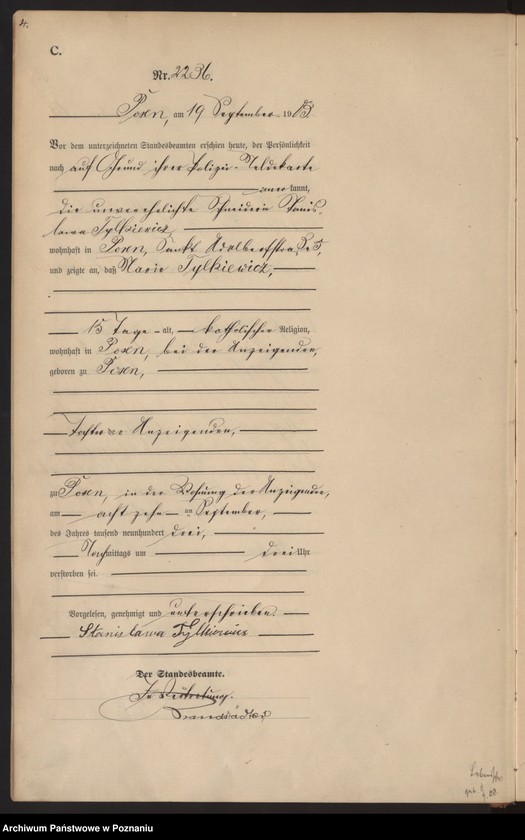 Obraz 7 z jednostki "Księga zgonów tom V"