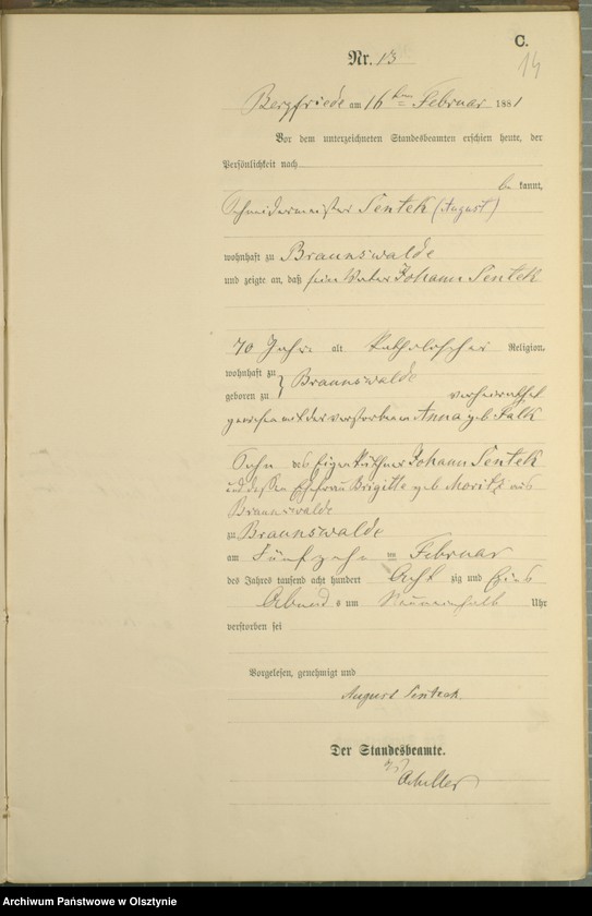 image.from.unit.number "Sterbe-Haupt-Register Nr 1 - 70"