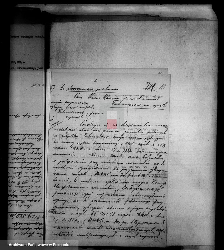 Obraz 15 z jednostki "Majątek Falmierowo powiatu wyrzyskiego przymusowy wykup Hans Ramm"