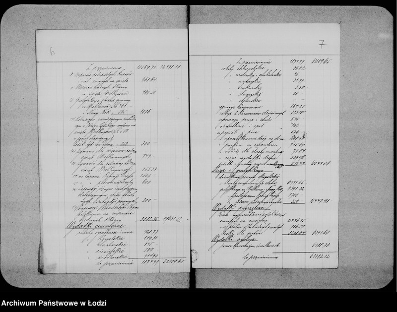 Obraz 8 z jednostki "Sprawozdanie kasowe"