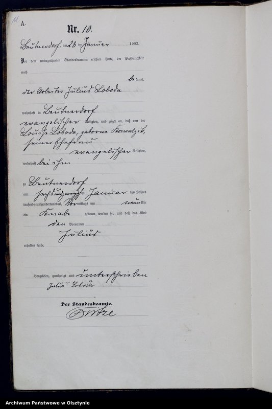 image.from.unit.number "Geburts-Haupt-Register Nr 1 - 190"