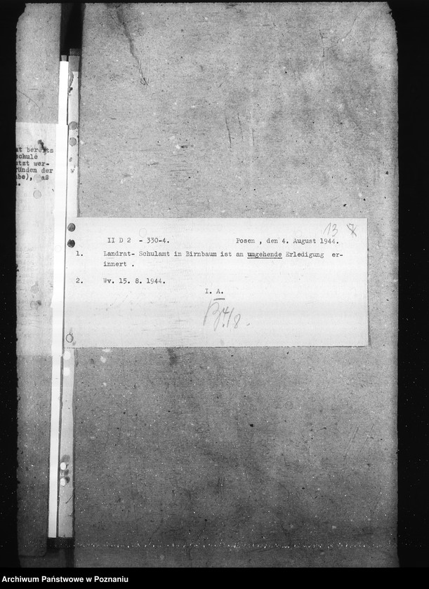 Obraz 17 z jednostki "Przeznaczenie szkół na cele wojenne"