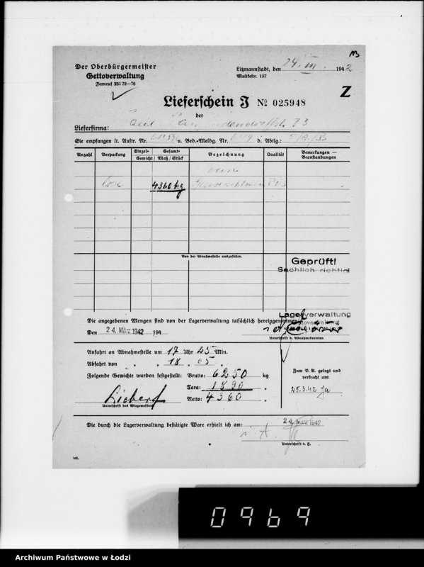 Obraz 10 z jednostki "Aufträge, [Lieferscheinen und Rechnungen] 13541-13600"