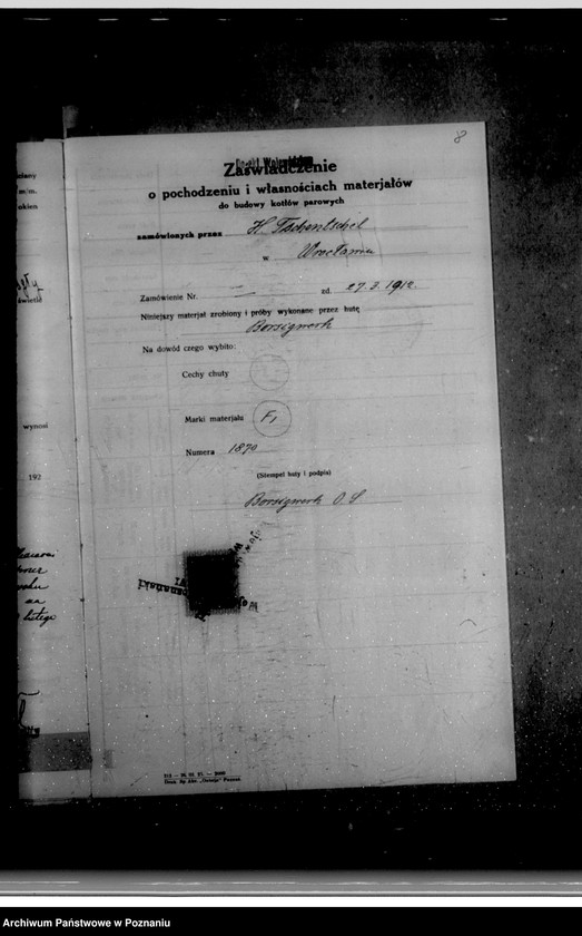 Obraz 12 z jednostki "Mleczarnia Spółdzielcza w Sucharach powiat wyrzyski"