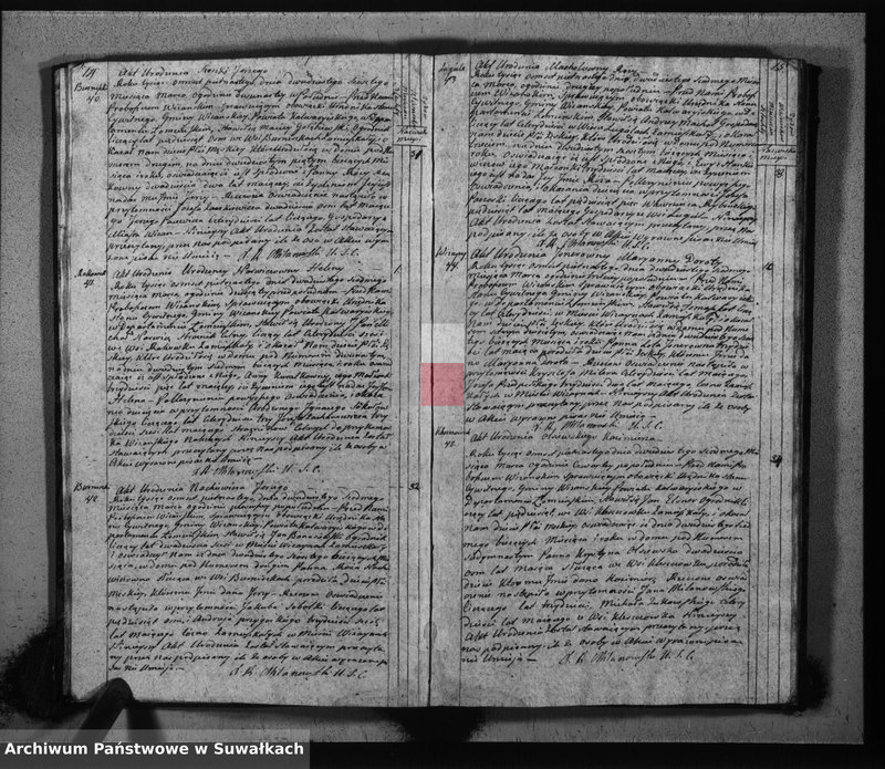 image.from.unit.number "Akta urodzonych gminy wiżayńskiey powiatu kalwaryskiego w departamencie łomżyńskim od dnia 1-go miesiąca stycznia 1815 roku do dnia ostatniego miesiąca grudnia tegoż roku"