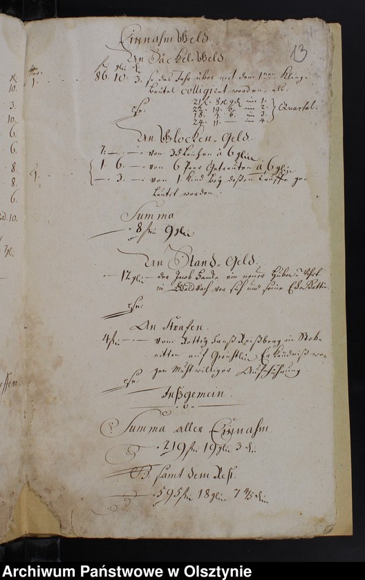 image.from.unit.number "Jahr Rechnung der Silberbachschen Kirchen"