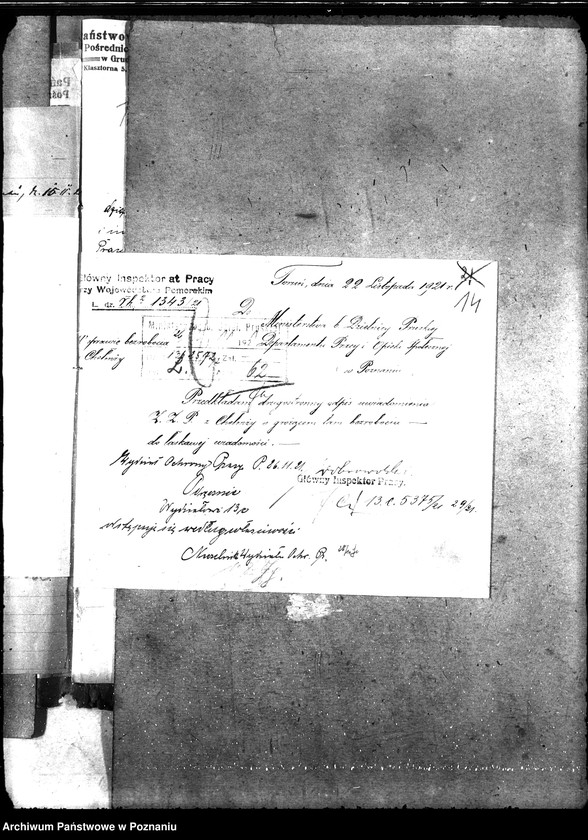 Obraz 18 z jednostki "[Wnioski i korespondencja w sprawie zatrudnienia bezrobotnych]"